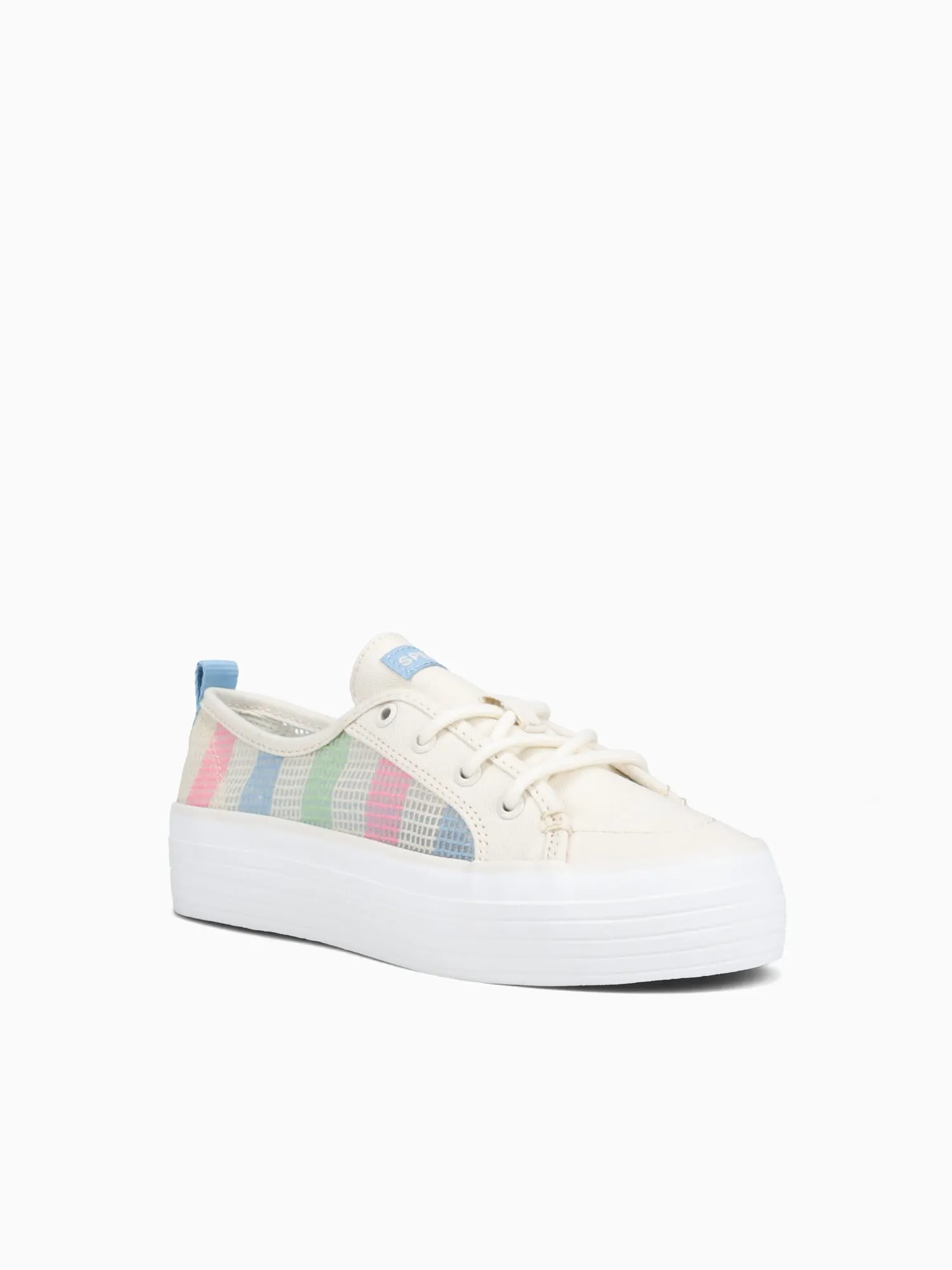 Crest Vibe Platform White Mesh