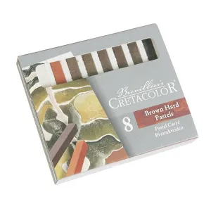 Cretacolor Hard Pastels In Brown Tones Set Of 8 Pcs