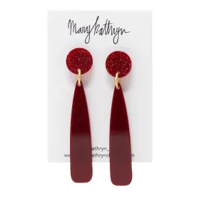 Crimson Beauty Earrings