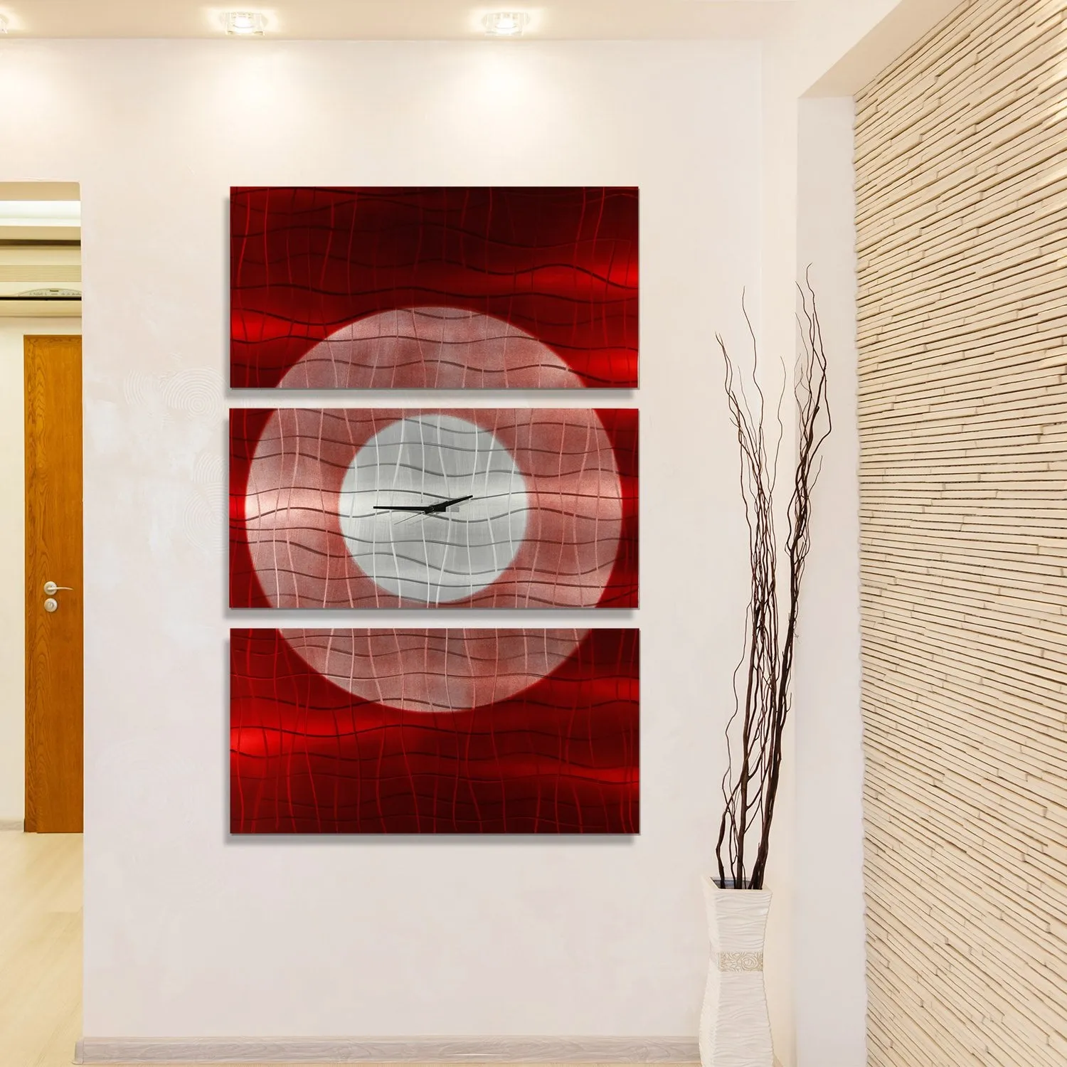 Crimson Moon Clock