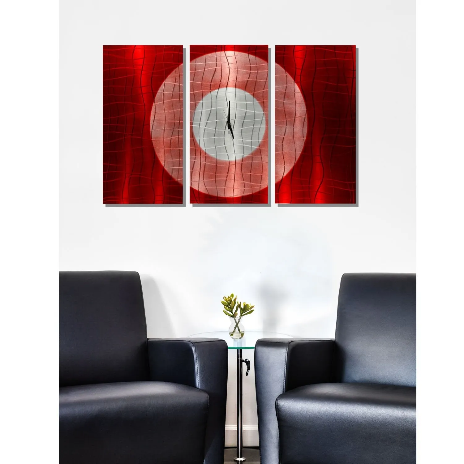 Crimson Moon Clock