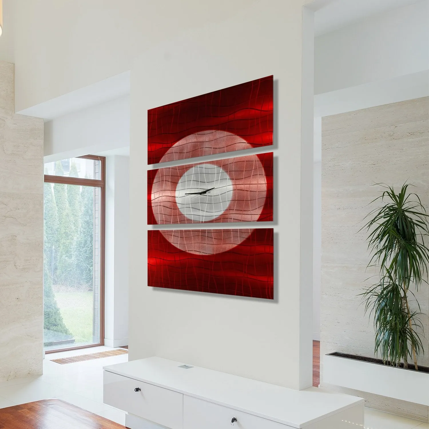 Crimson Moon Clock