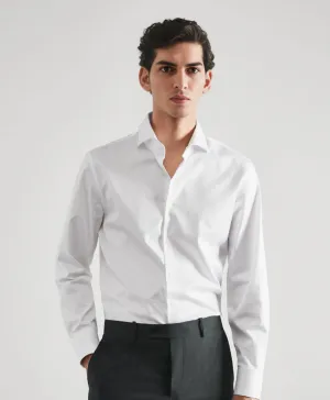 Crisp White Shirt (Slim / Modern Fit)