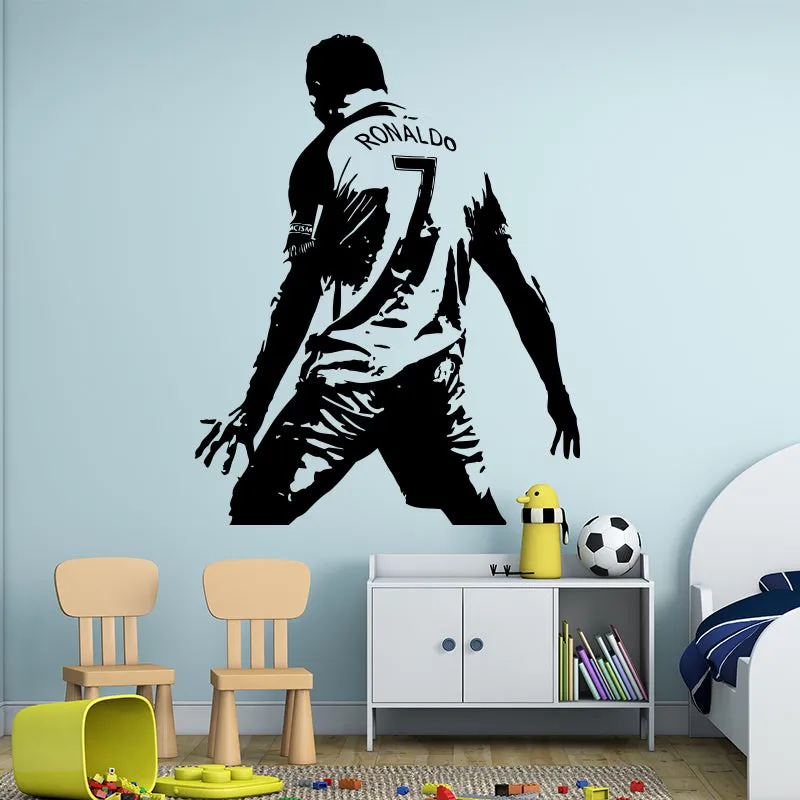 Cristiano Athlete Ronaldo Wall Sticker For Kids Room Decor