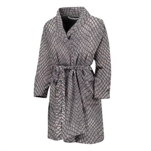 Croc Print Bath Robe - Men