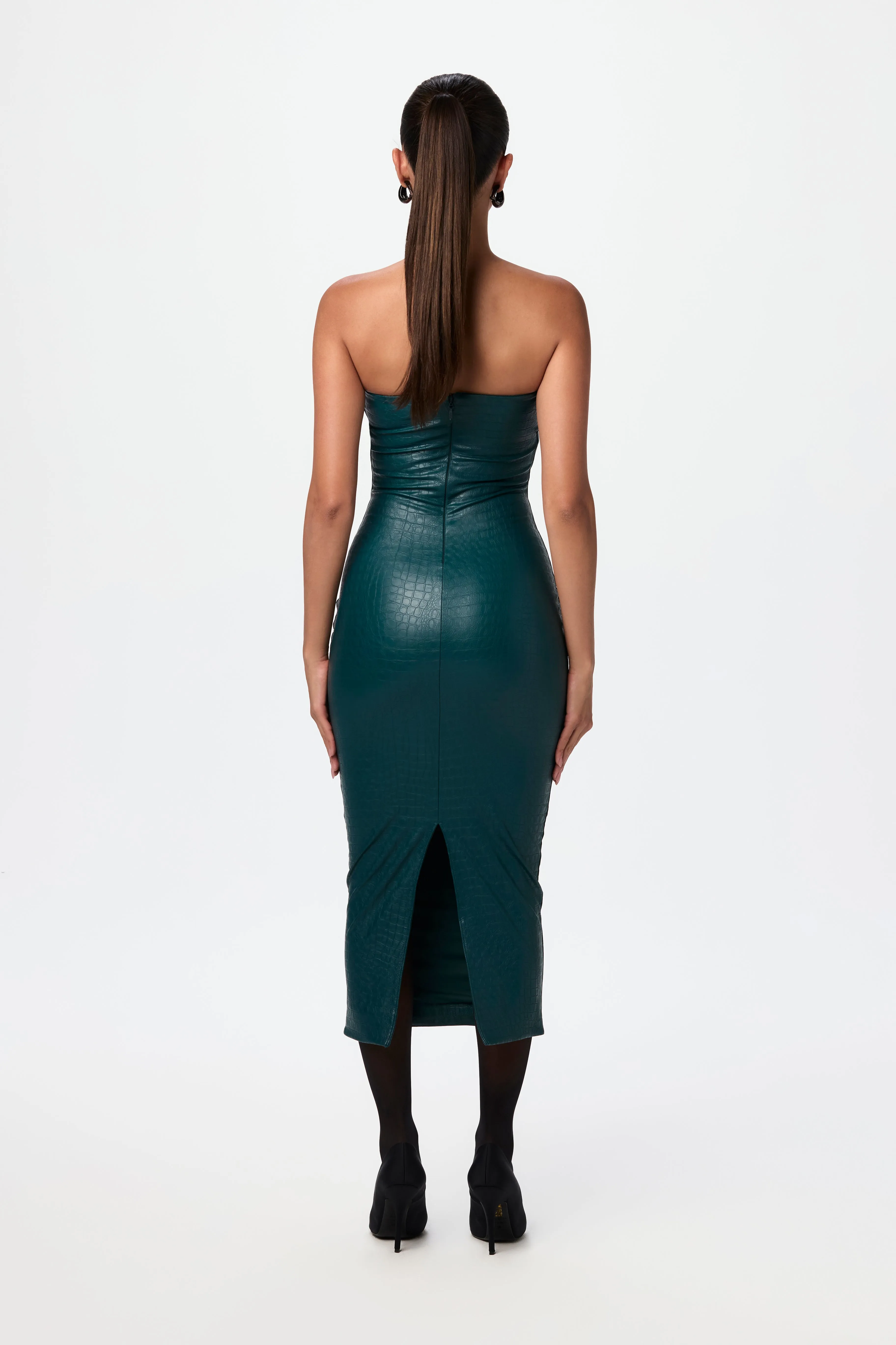 Croc Tube Midi Dress