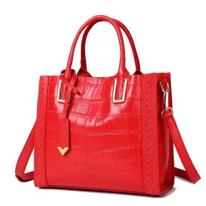 Crocodile Pattern Handbag