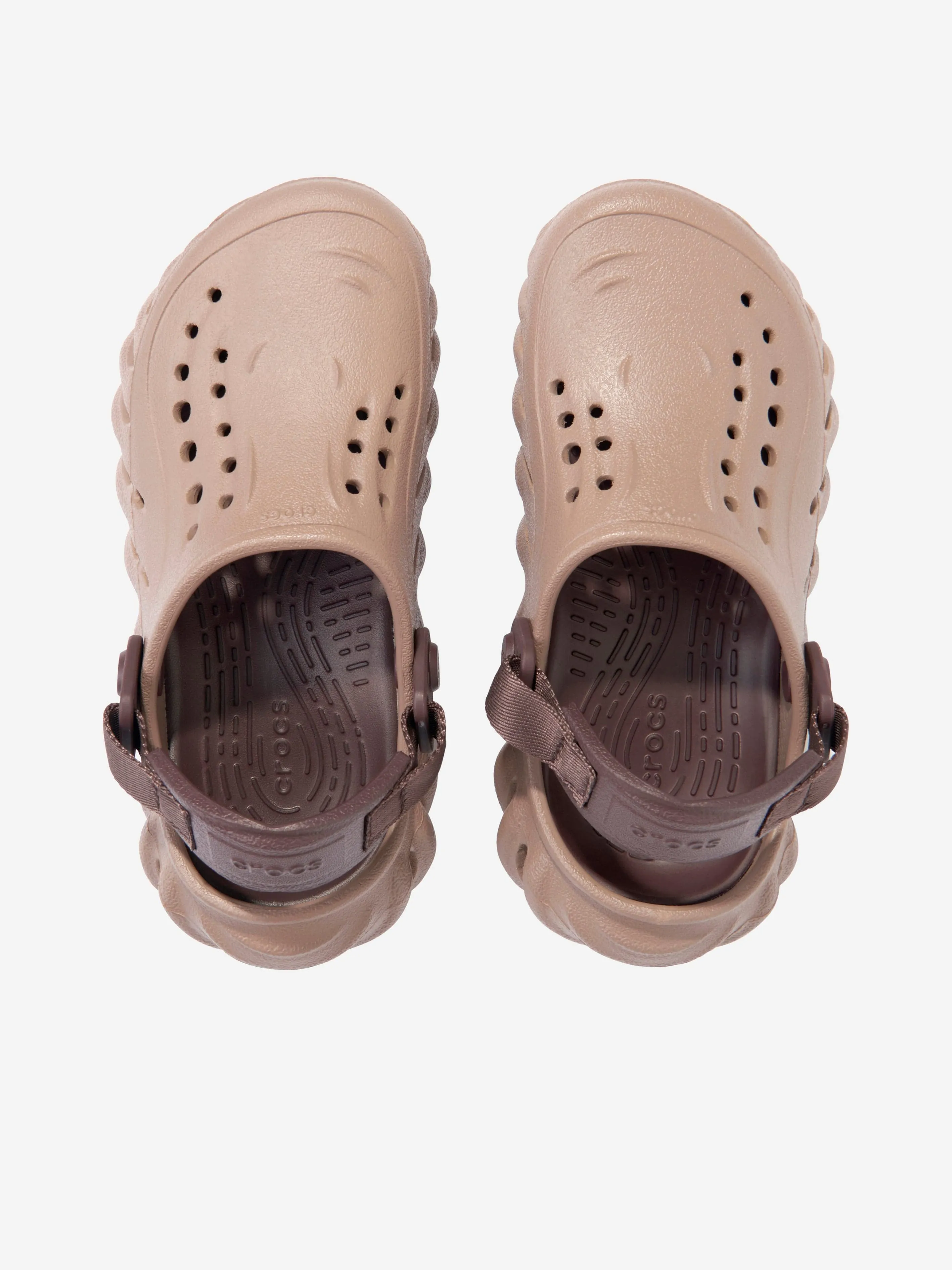 Crocs Kids Echo Clog in Brown