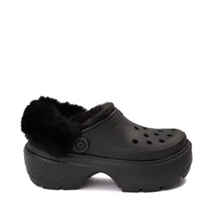 Crocs Stomp Lined Platform Clogs, Black