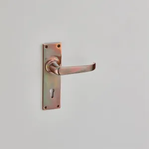 Croft Stafford Lever Latch Furniture on Small Backplate