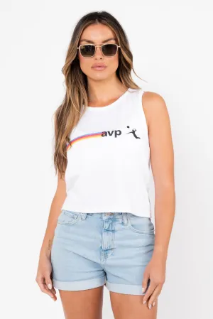 Cropped AVP Sunset Tank