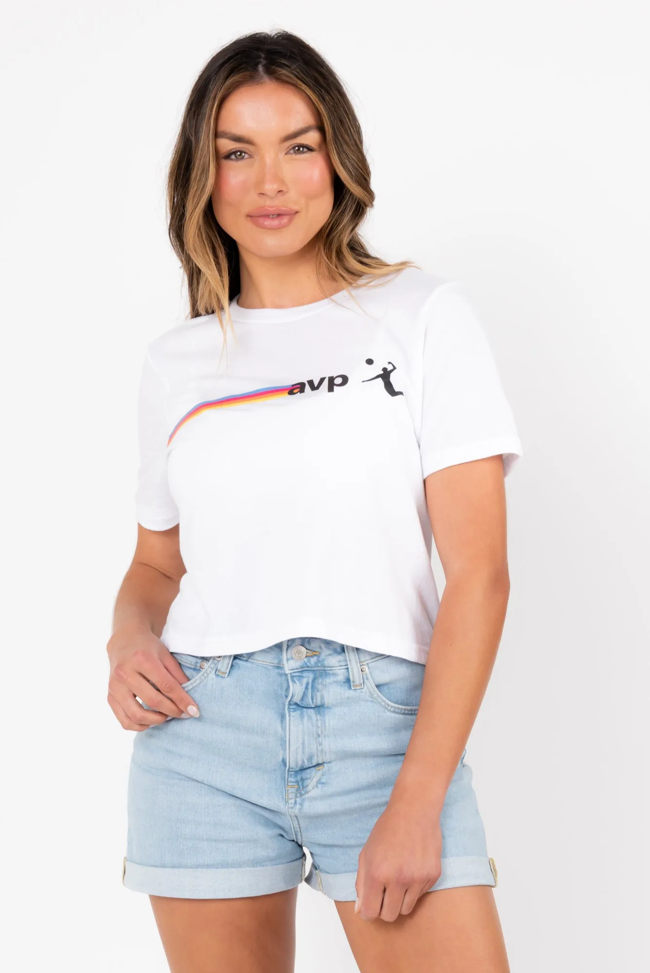 Cropped AVP Sunset Tee