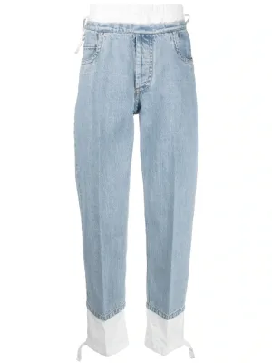 Cropped Bow Jeans