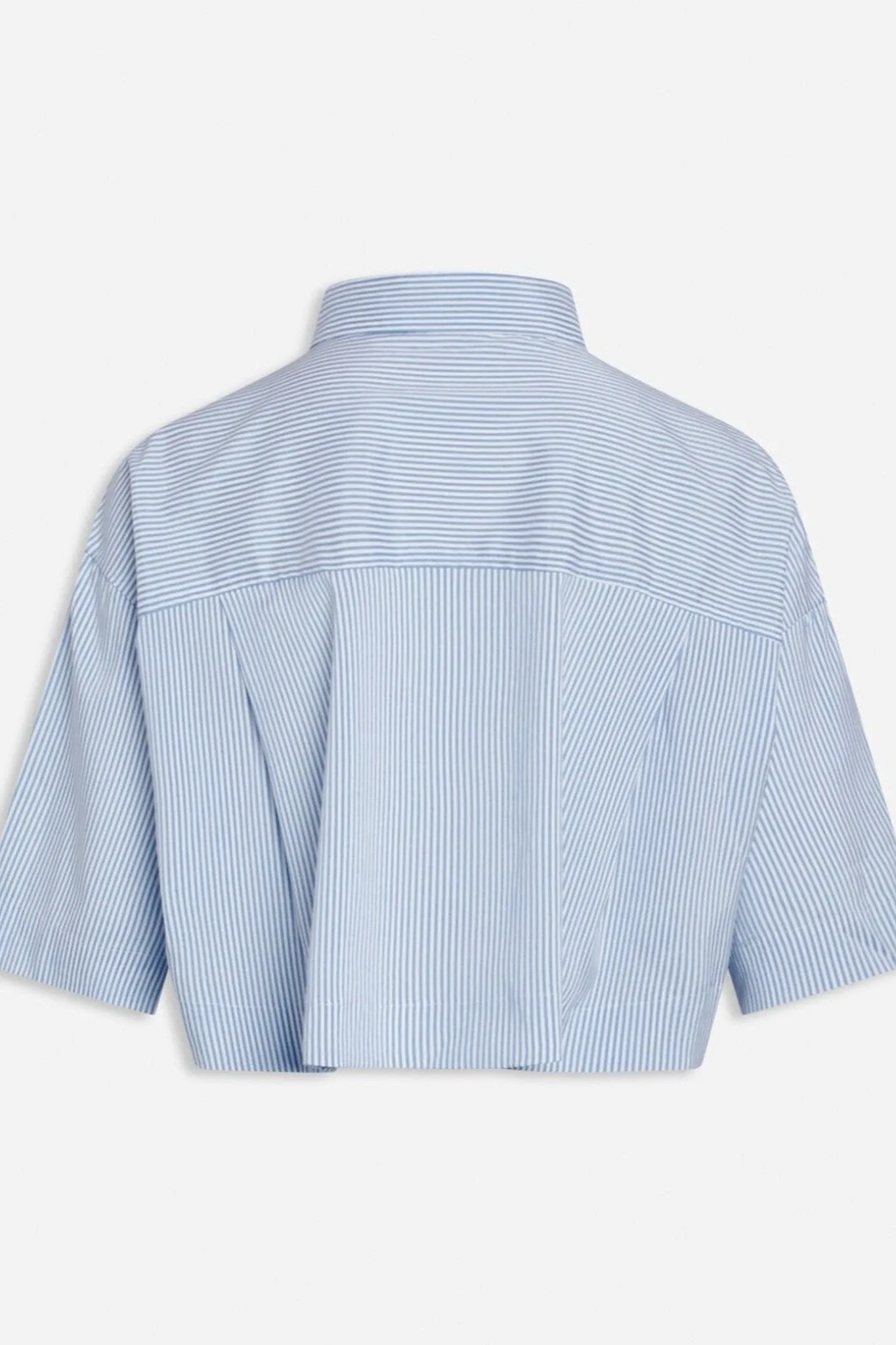 Cropped shirt - Blue