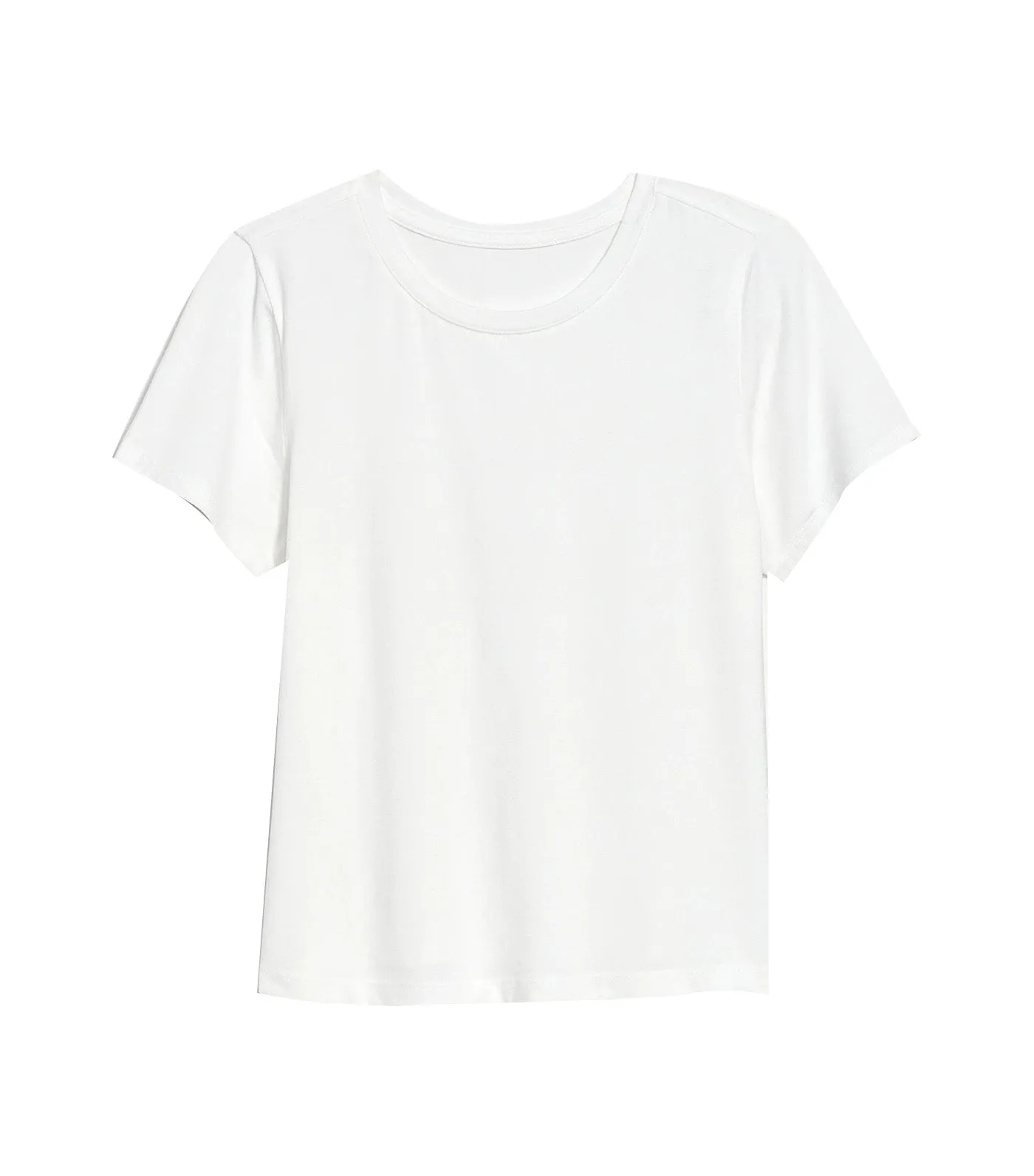 Cropped Slim-Fit T-Shirt For Women Calla Lily 451