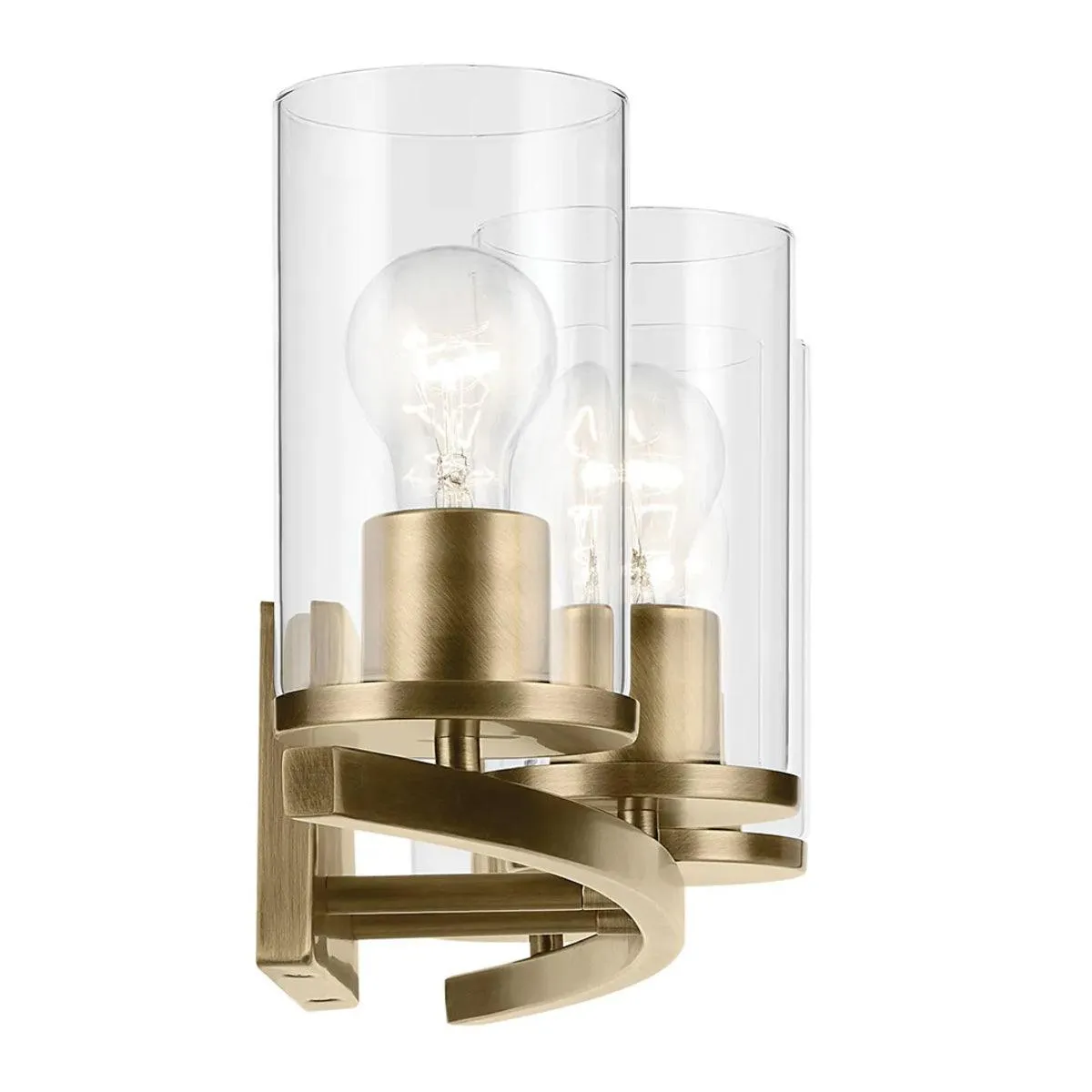 Crosby 31 In 4-Lights Bathroom Vanity Light, Gold Finish