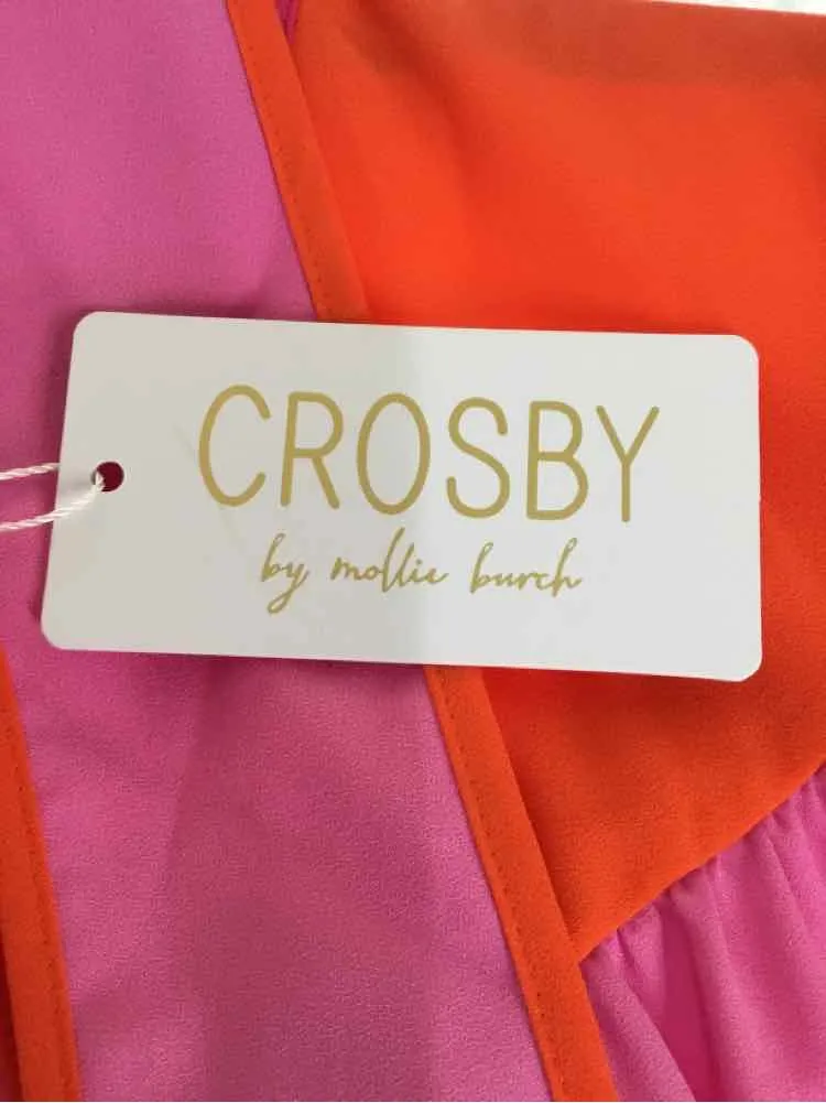 CROSBY Pink and Orange Size S Dress