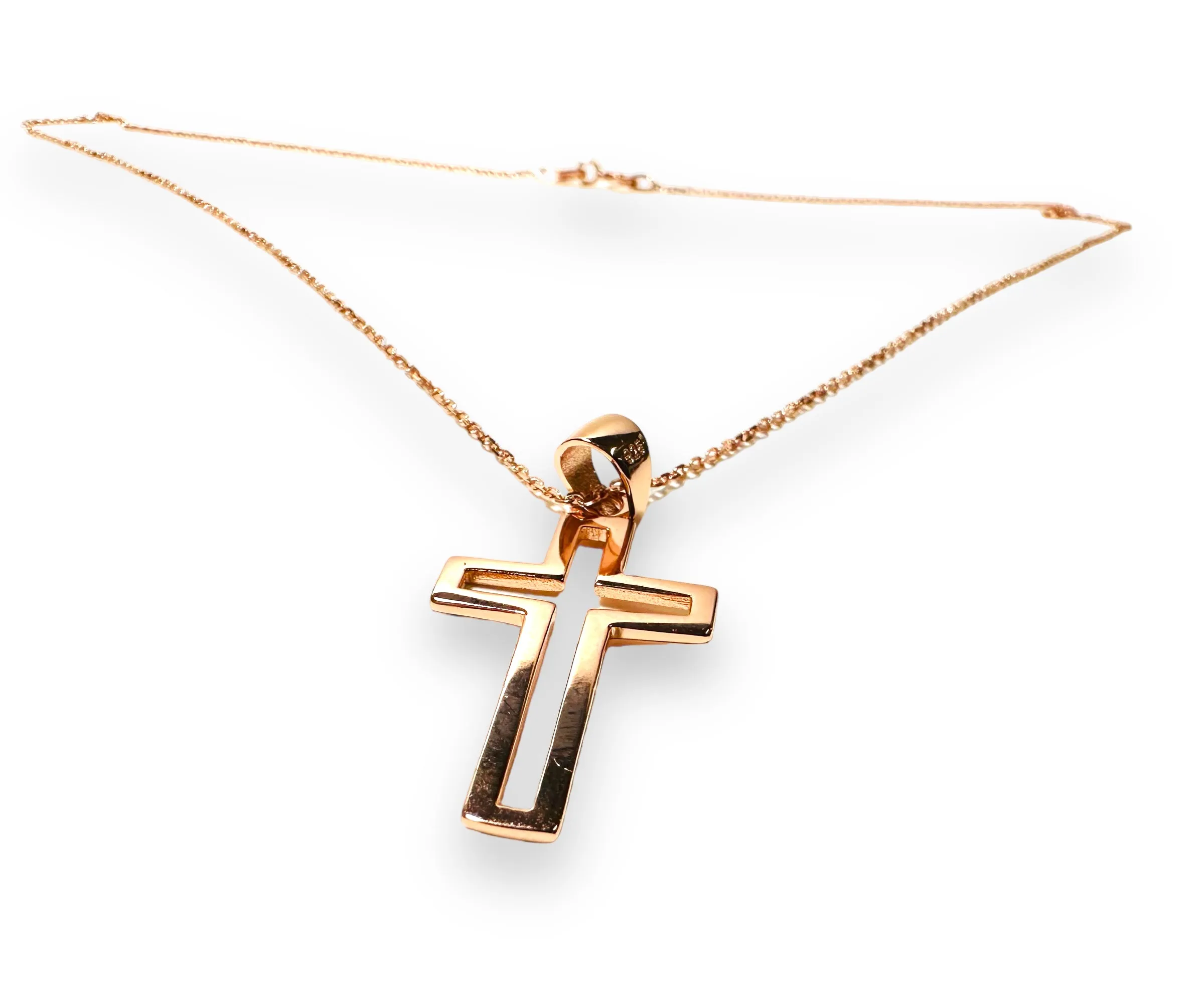 Cross-Rose Gold