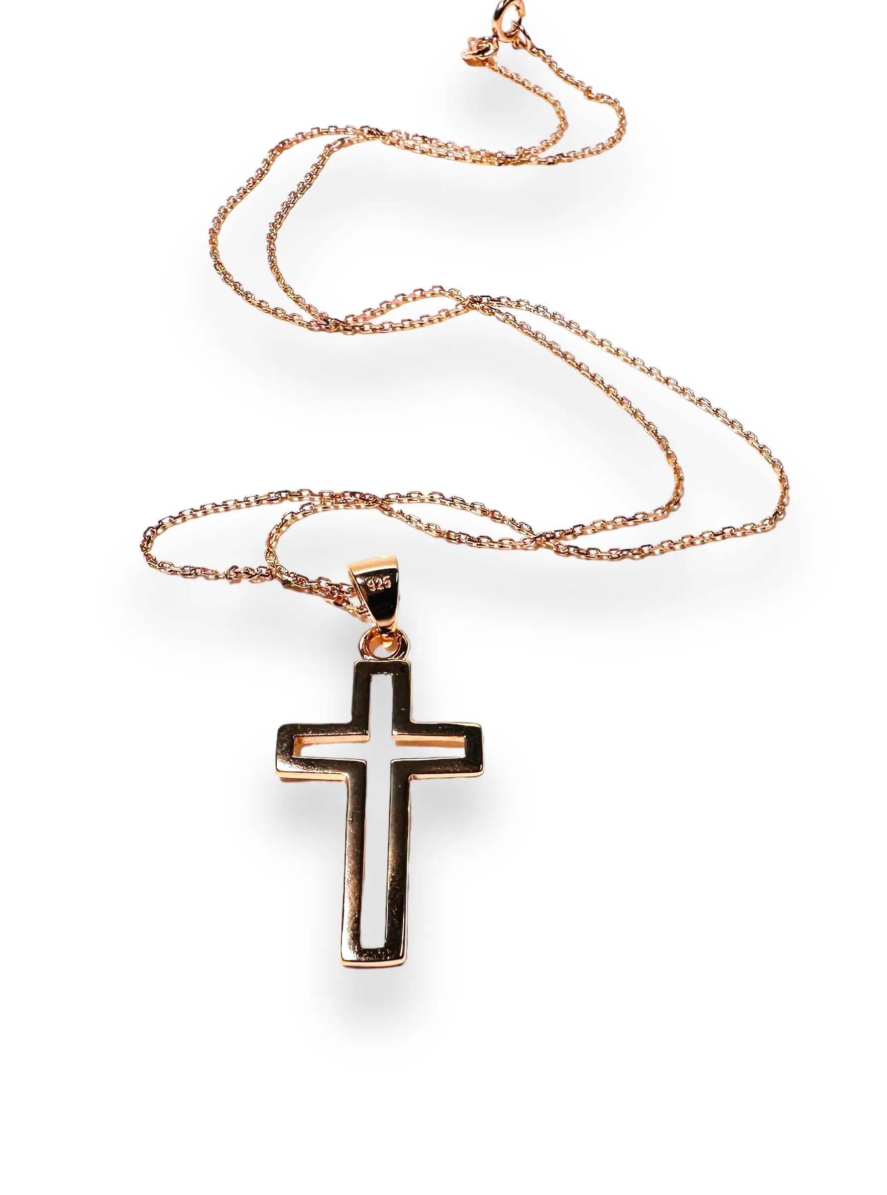 Cross-Rose Gold