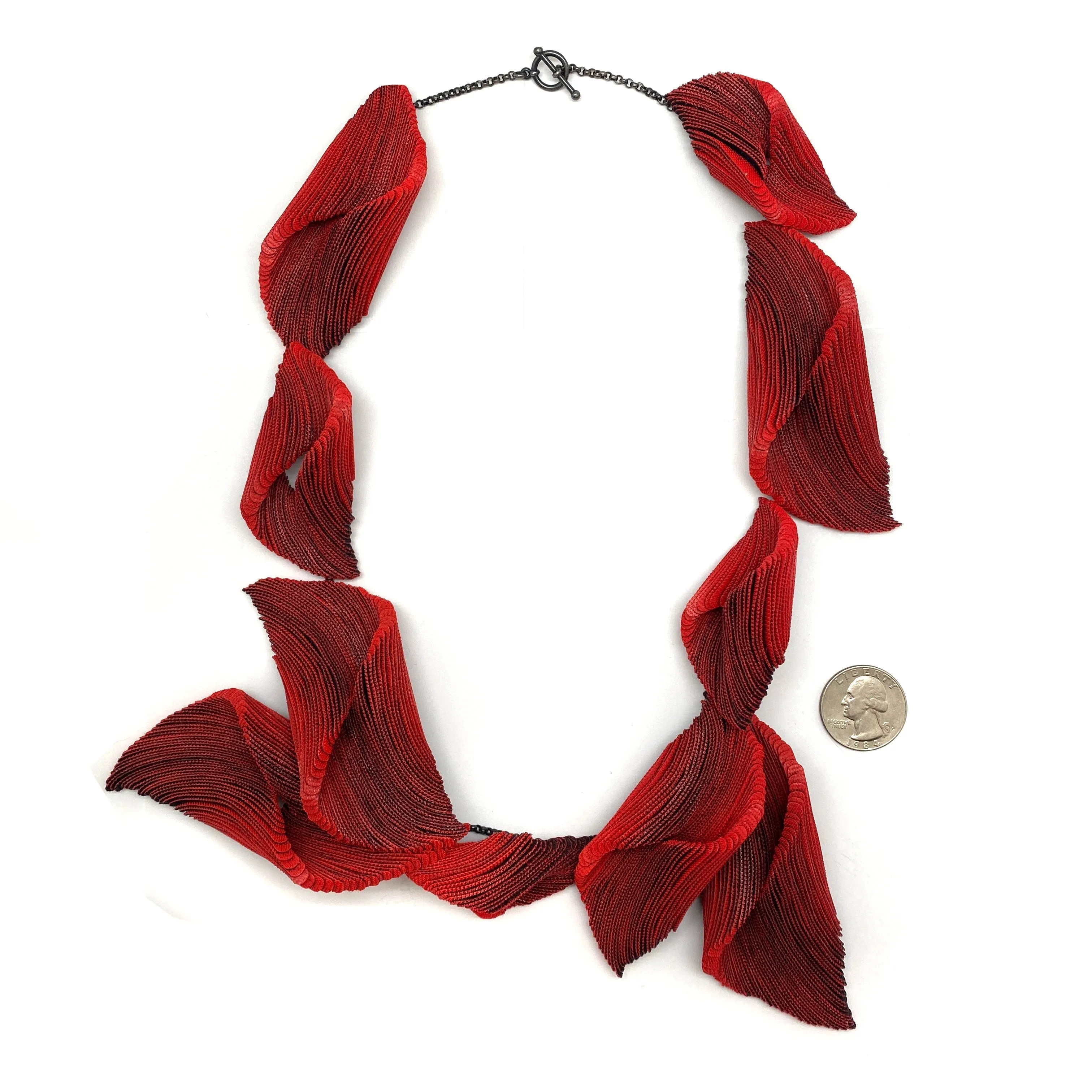 Crossing The Chasm Series - Red Necklace 1