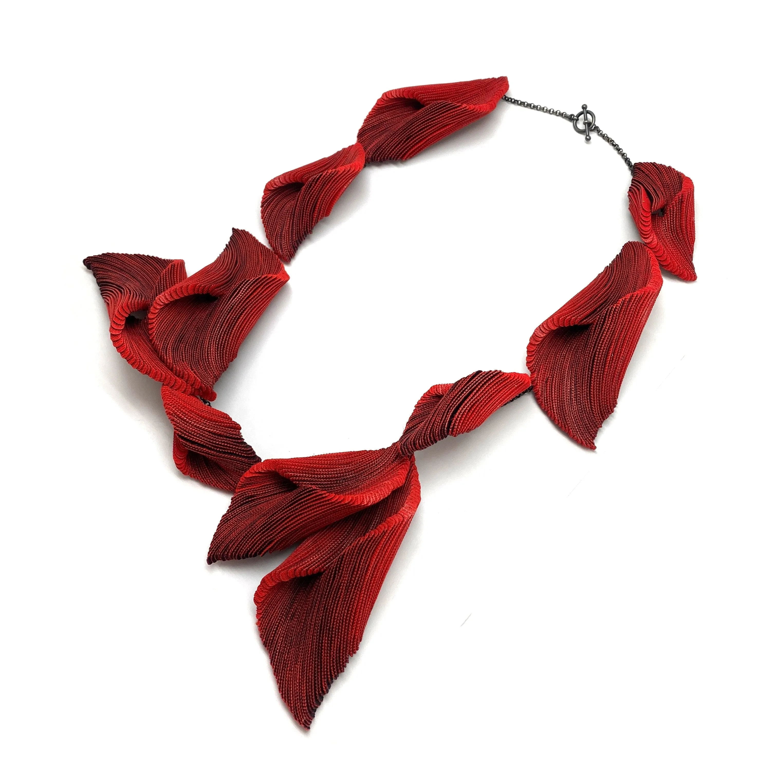 Crossing The Chasm Series - Red Necklace 1