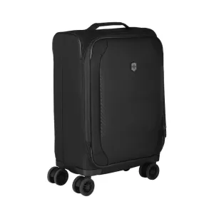 Crosslight Frequent Flyer Softside Carry-On Luggage Black