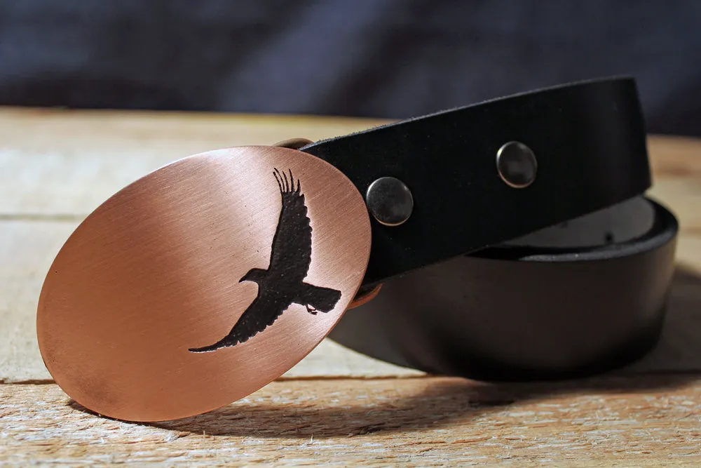 Crow RAVEN Belt Buckle