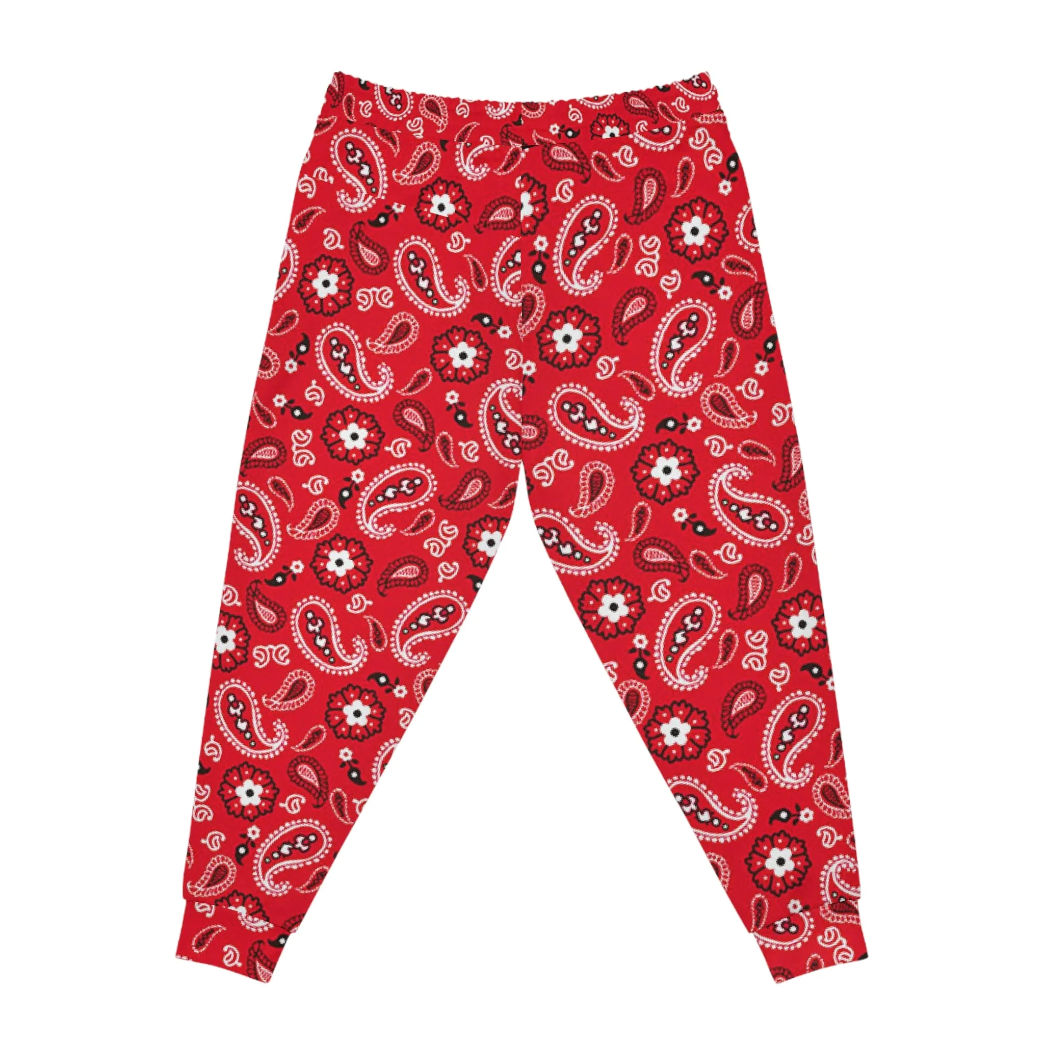 Crowgodshi Red Colors Athletic Joggers