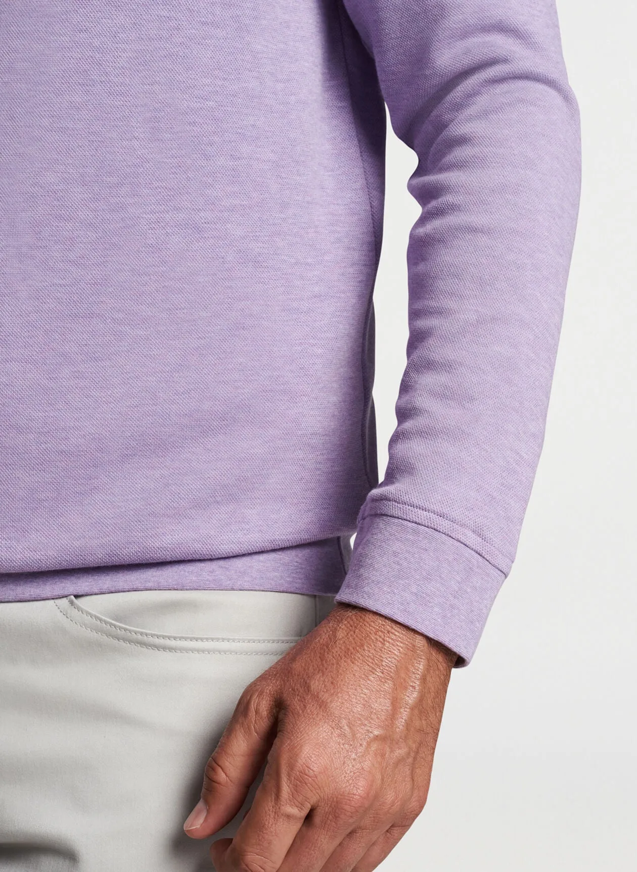 Crown Comfort Pullover in Wild Lilac by Peter Millar