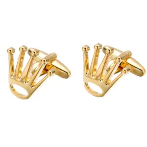 Crown GOLD CUFFLINKS