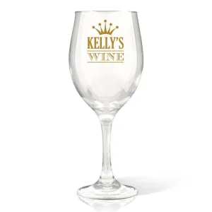 Crown Wine Glass