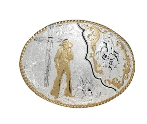 Crumrine Cowboy Prayer with Bull Rider Buckle