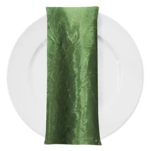 Crush Satin (Bichon) Table Napkin in Sage D 377