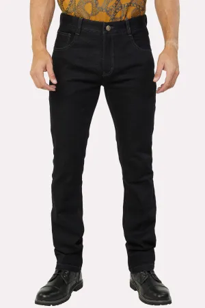 Cruz Men's Supersoft Black Stretch Slim Jeans