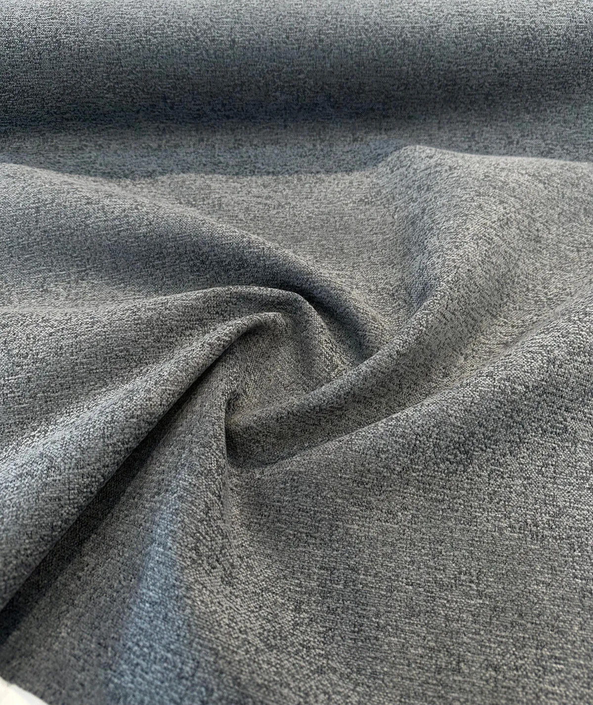 Crypton Performance Badlands Slate Gray Chenille Upholstery Fabric By The Yard