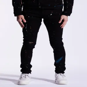 CRYSP DENIM ATLANTIC DENIM MENS - BLACK PAINT