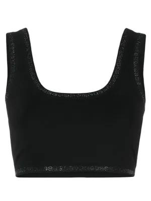 Crystal A Trim Bra Top