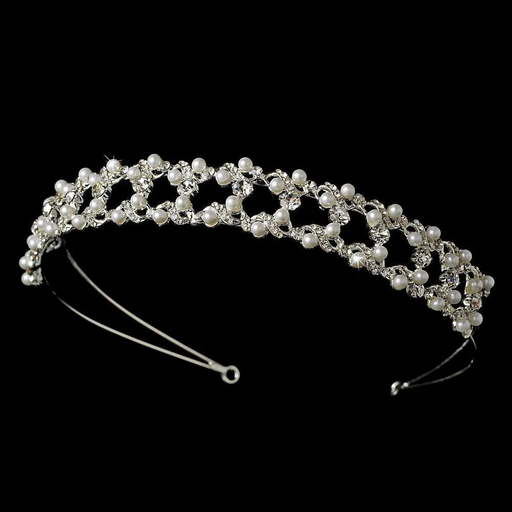 Crystal & Pearl Classic Bridal Headband