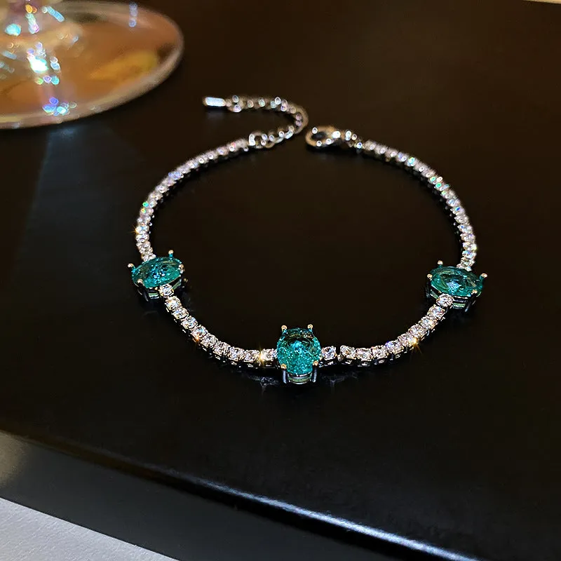 Crystal And Diamond Bracelet Niche Design