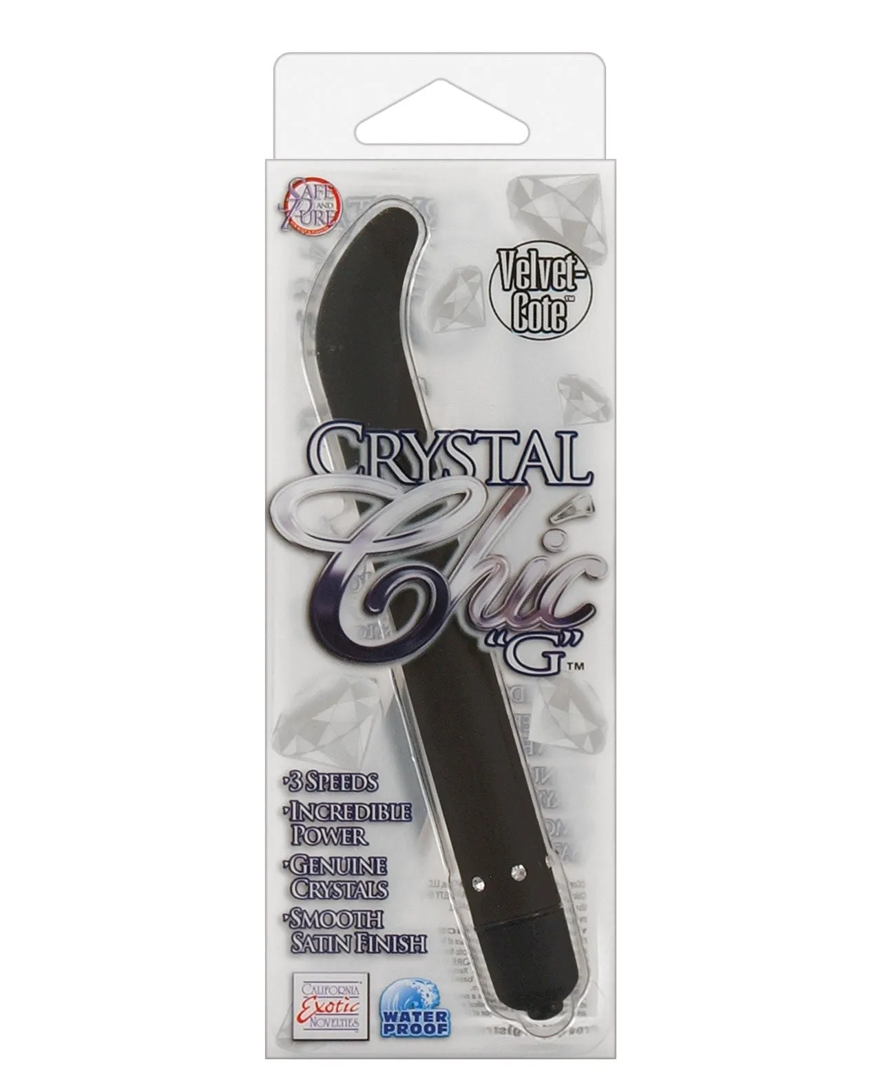 Crystal Chic 5.5" G Waterproof - Black