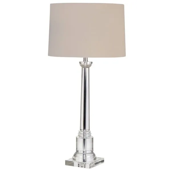 Crystal Column Lamp & Shade 98cm