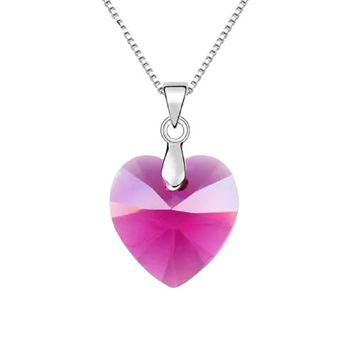 Crystal Heart Swarovski Pendants For Women