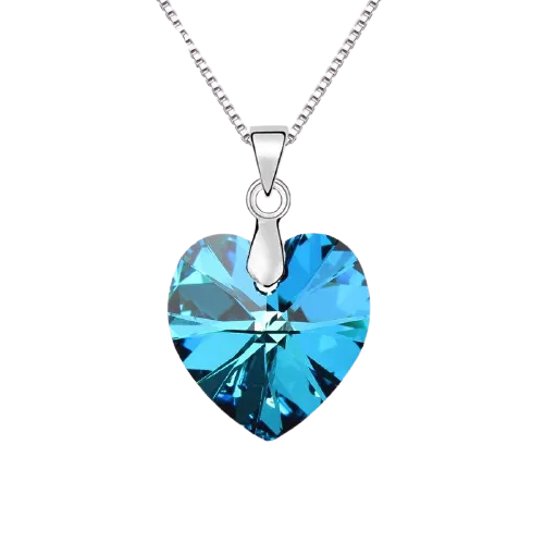 Crystal Heart Swarovski Pendants For Women