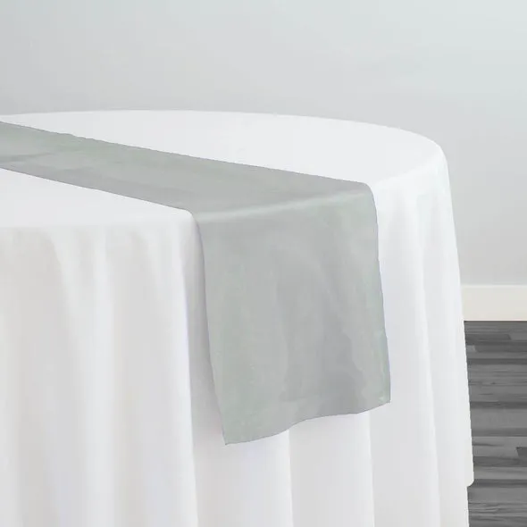 Crystal Organza Table Runner in Mint 600