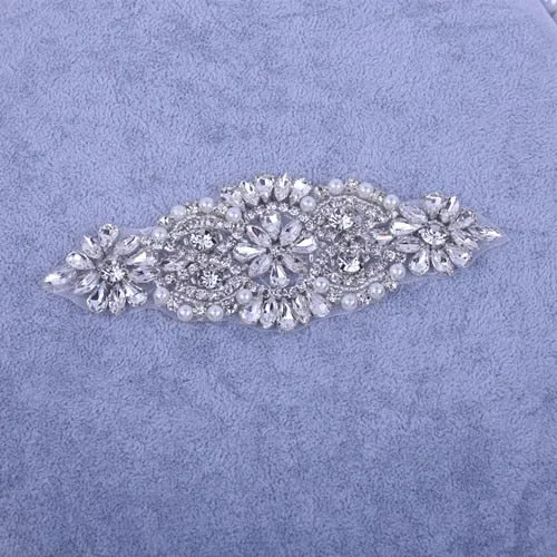 Crystal Wedding Belt Sliver Bridal Rhinestone Wedding Dress Sash