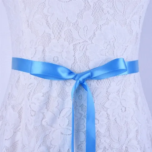 Crystal Wedding Belt Sliver Bridal Rhinestone Wedding Dress Sash