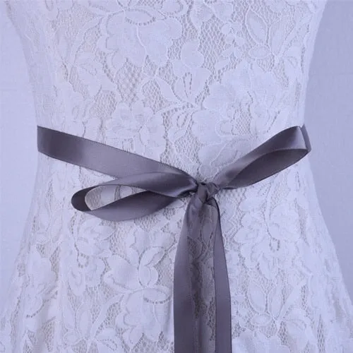 Crystal Wedding Belt Sliver Bridal Rhinestone Wedding Dress Sash