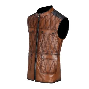 Cuadra Vest Lamb Stud Vest Reversible