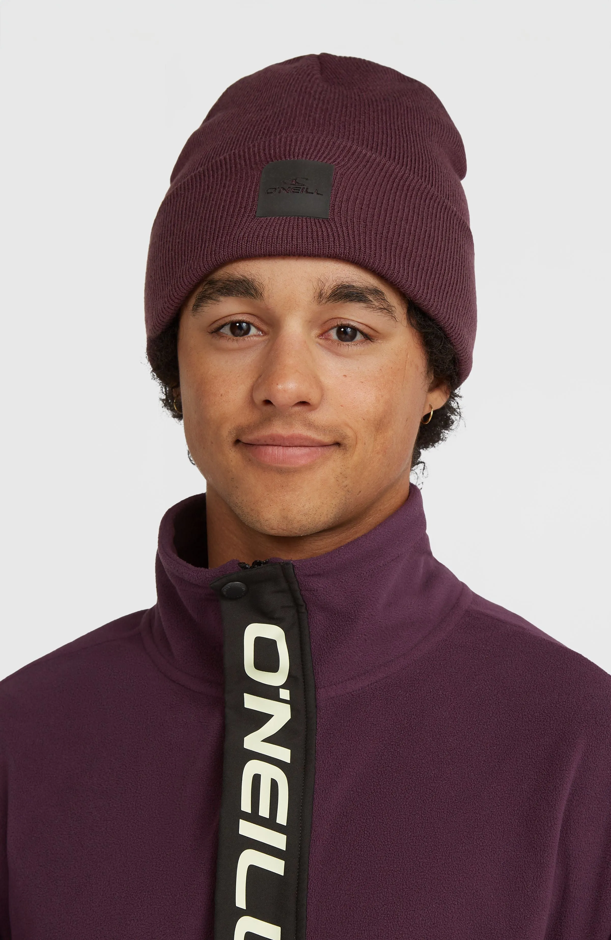 Cube Beanie | Aubergine