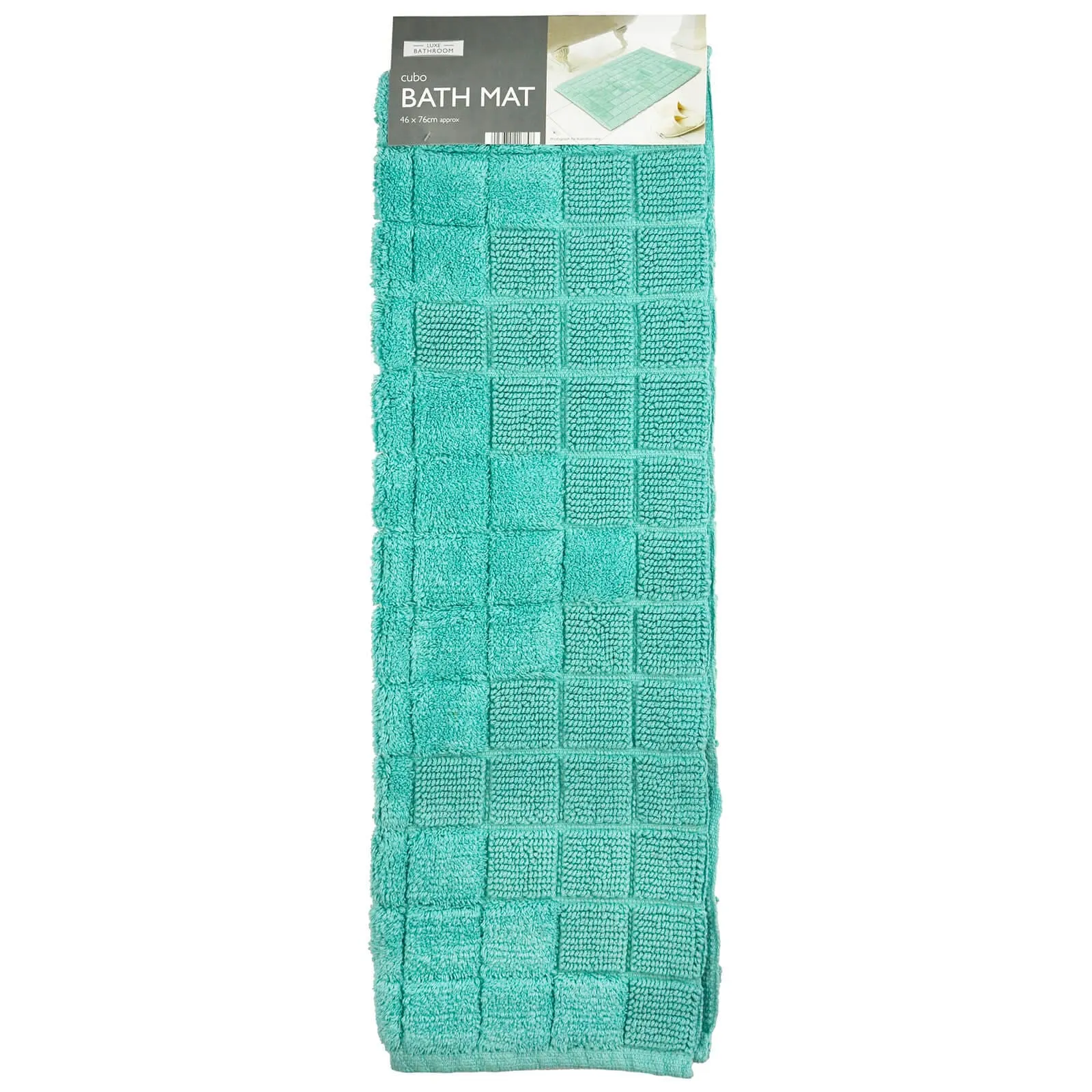 Cubo Bath Mat Thick Pile Absorbent 100% Cotton 76 x 46cm